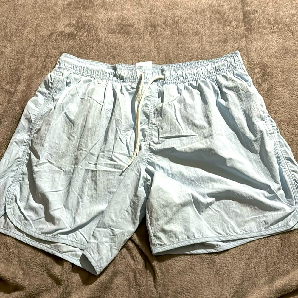Blue board shorts